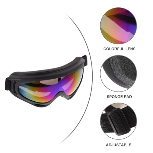 KESYOO Gafas de Ciclismo y Esquí para Exteriores a Prueba de Viento, Unisex, Lentes Multicolor, Diseño Ligero y Resistente para Deportes al Aire Libre como Montar y Senderismo - imagen 9