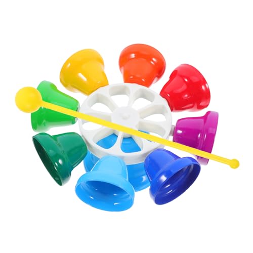 Cloche à main octave 8 tons en métal cadeau éveil musical parfait
