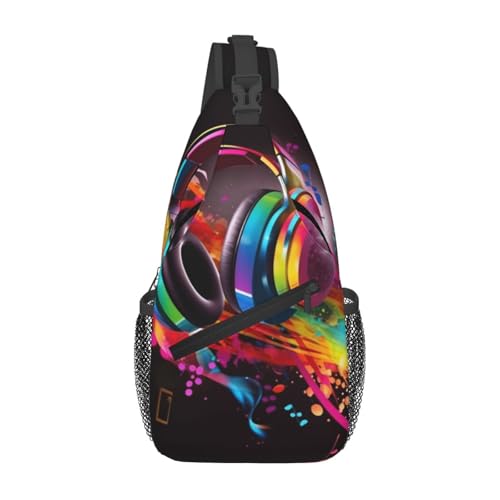 Man's Cross Chest Bag Diagonally Sling Backpack miniatura 1
