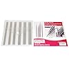 Knitpro – Knitpro nova metaal (15 cm, 2,00-4,00 mm) dubbel puntige naaldset – 1 Stuk