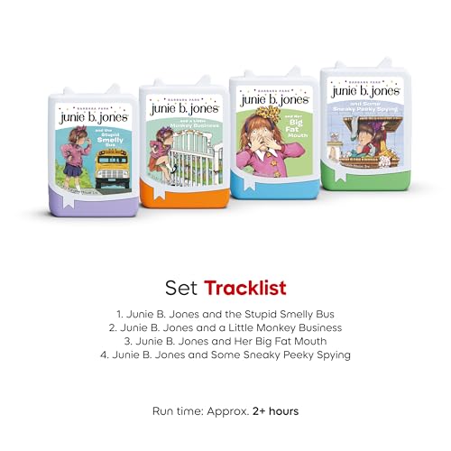 Tonies Junie B Jones Audiobook Set - 4 Pack