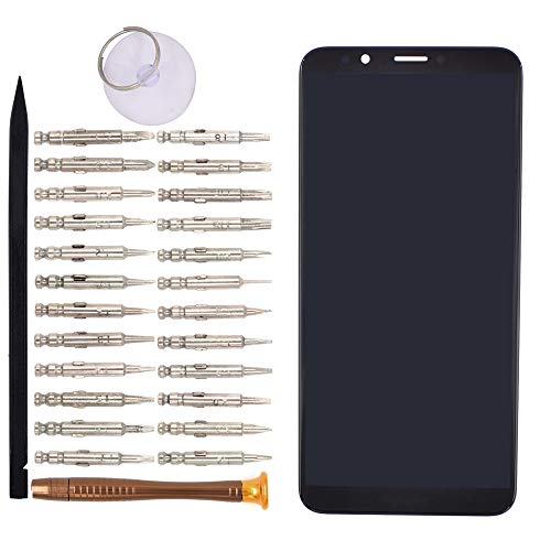 Image of LCD Screen Display Digitizer Touch Panel Without Frame Screen Replacement for Honor 7C Huawei Enjoy 8(Black)