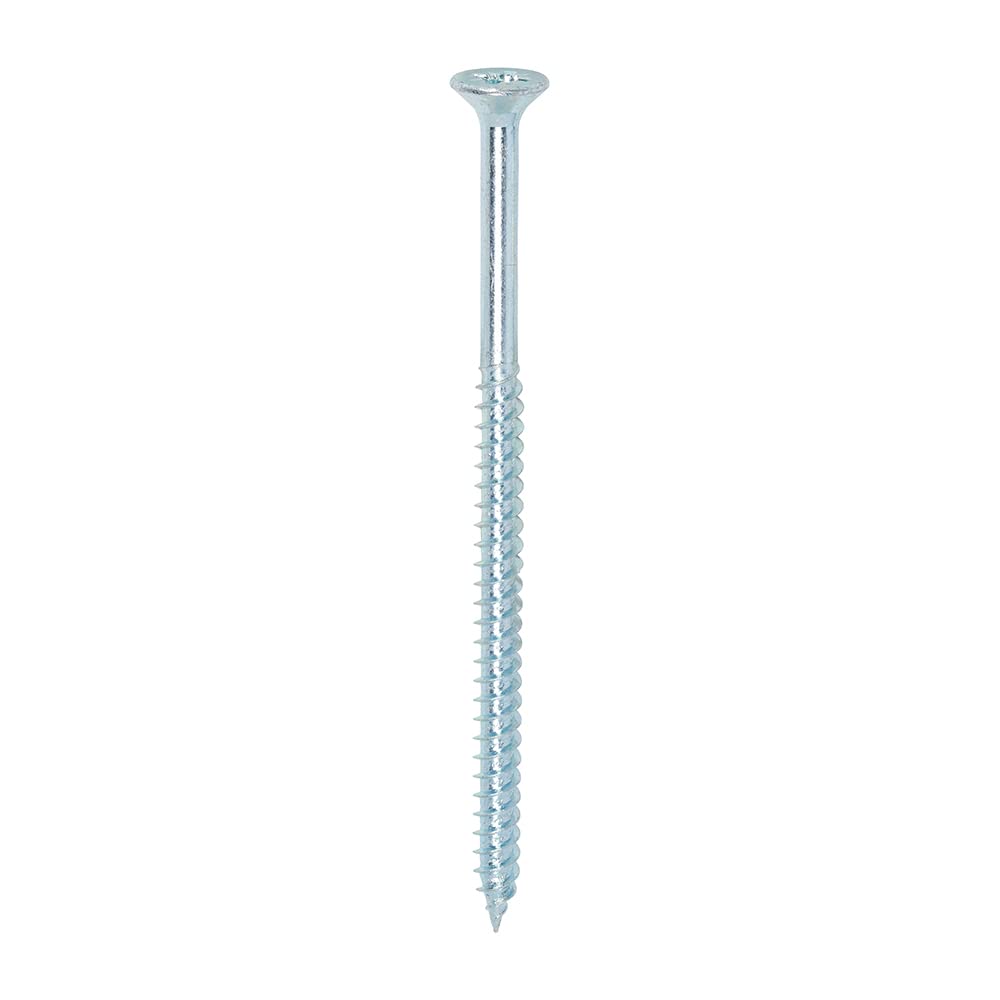 TIMCO Twin-Threaded Woodscrews - PZ - Double Countersunk - 12 x 4 - Zinc Plated - Box of 100 — image 1