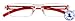 Produktbild I Need You Lesebrille Joy - Dioptrien: +2,50 Kristall-Rot
