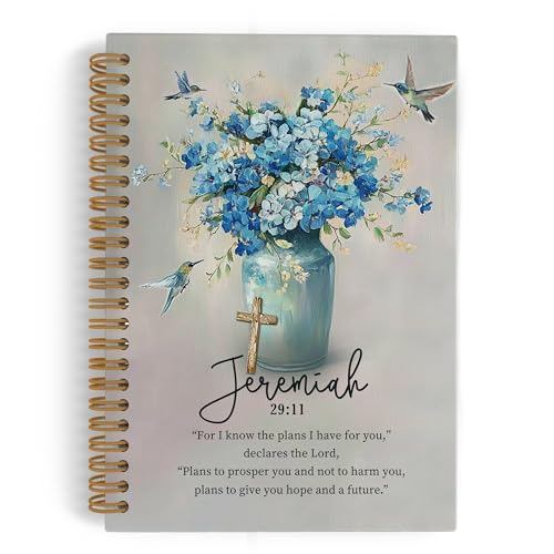 Carnet de notes floral de qualité supérieure 513-book-SE-bluefloral