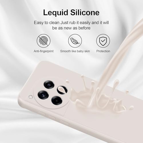 GiiYoon Case Compatible with Oneplus 12R, Silky-Soft Touch Full-Body Protective Phone Silicone Case - Image 4