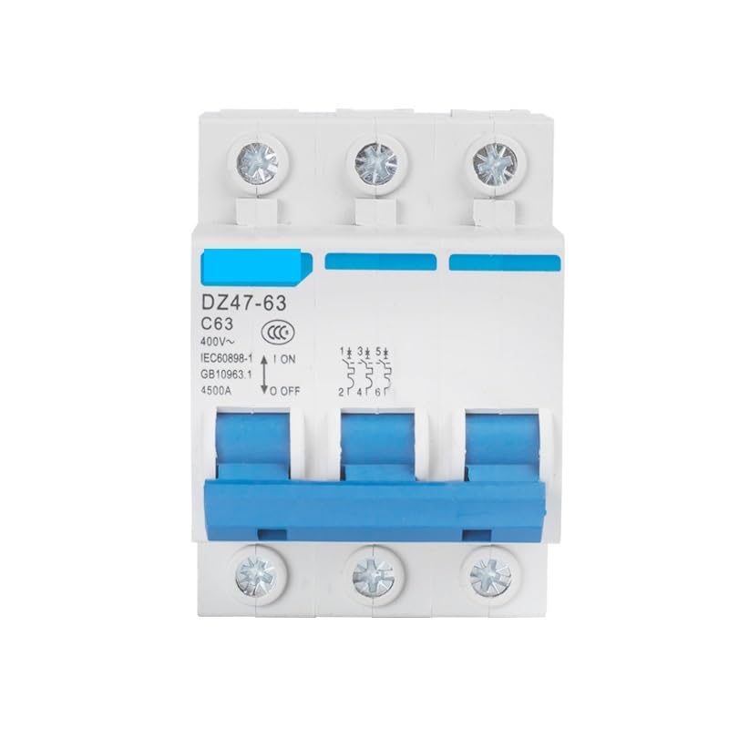 Disjoncteur 2P 40A avec interrupteur pneumatique pour tableau electrique