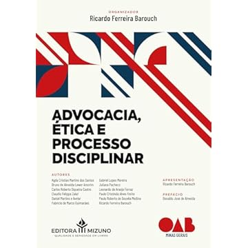 Capa do livro Advocacia, Ética e Processo Disciplinar
