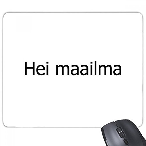 Tapis de souris jeu rectangle finlande en caoutchouc antidérapant pour le bureau