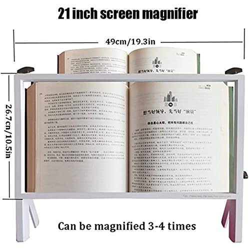 Varaka Screen Magnifier For All Smartphone, Laptop Screen Magnifier, Adjustable Angle Screen Magnifier, Anti-Blue Light, Portable Amplifier Desktop, Suitable For Watching Movies Work Study #TOP4