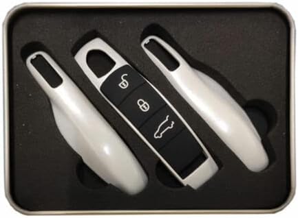 Miniatura 9 de TEAMWILL Funda de fibra de carbono para Porsche Panamera Cayenne Macan (rojo)