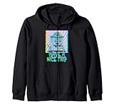 Una idea de regalo perfecta. Viaje al desierto Cactus psicodélico 3D Sudadera con Capucha