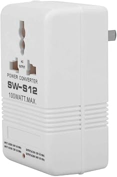 Voltage Converter Bi-directional Transformer Portable Transformer for Overseas Travel Domestic and International Use Up/Down Transformer 110V/120V to 220V/240V Free Conversion 100W Universal Worldwide