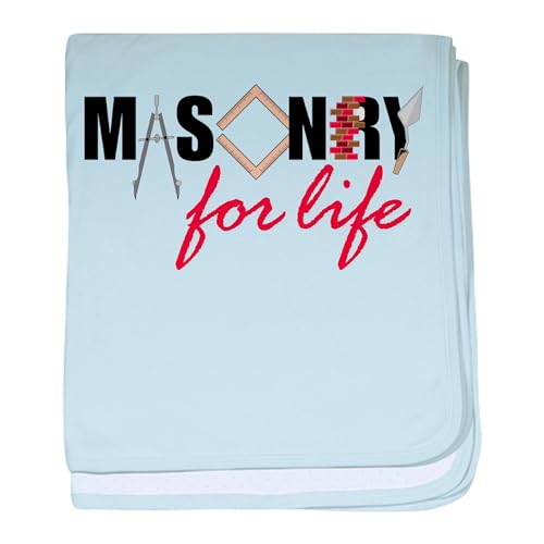 CafePress Masonry for Life Baby Blanket, Super Soft Newborn Swaddle