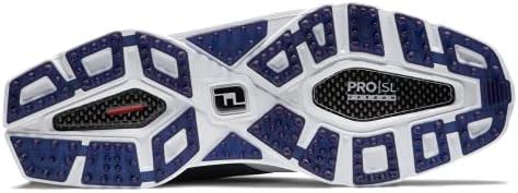 FootJoy Men's Pro|sl Carbon Golf Shoe, White/Navy, 15 | Image 3