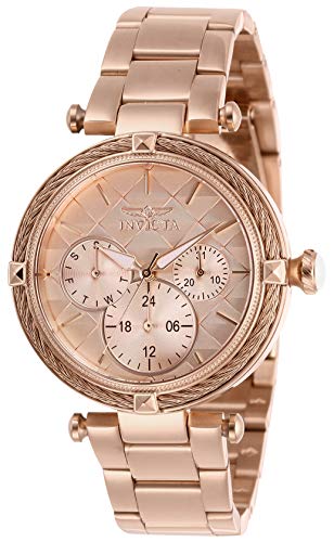 Invicta Women s Bolt Quartz Watch with Stainless-Steel Strap, Rose Gold, 18 (Model: 28961)