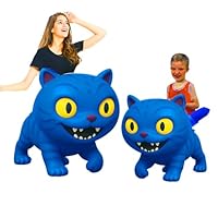 Frozvinkle Blue tiger ride on costume Inflatable blue Tiger Costume for Halloween Blow up tiger Costume (M)