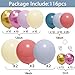 Pastel Balloon Garland Kit Rose Gold Purple Chrome Metallic Dusty Pink Rose Blue Macaron Yellow Balloon Arch Kit for Birthday Baby Shower Garden Party Wedding Wild Flower Picnic Decoration