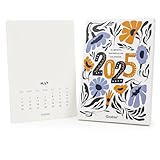 Grabie Watercolor Calendar Set for 2025, 100% Cotton Pulp, 12 Sheets, 140lb (300gsm), Glue Bound, Acid-Free Hot Pressed Watercolor Paper, Art Supplies for Watercolor Crafts and DIY Medias