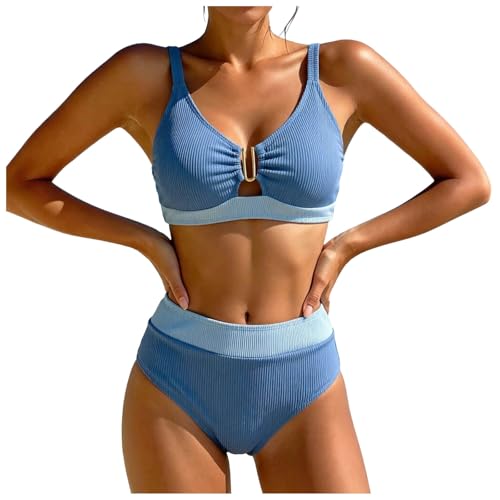 Bikinis Mujer 2026 Bikinis Mujer Push Up Sexy Bañador Baño De Natacion Bañadores Deportivos Cuello En V Cruzado Delantero Bañador Natacion Bañadores Dos Piezas