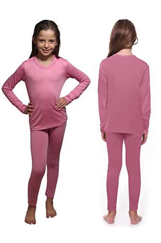 Ultra Dry Thermal Underwear For Kids Long Johns Fleece Lined Leggings And Shirt Boy And Girl Unisex Underwear Base Layer