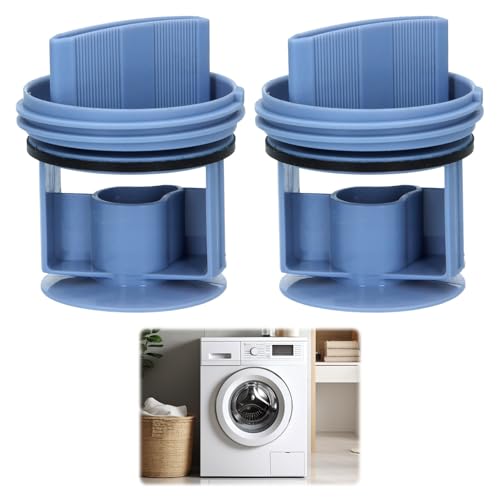 2 filtros de pelusa para lavadora de repuesto adecuado para Bosch, Siemens iq700, Constructa, Neff, Zelmer, código original 00647920 647920 00602008 00605010
