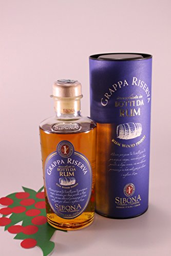 Grappa affinata in botti da Rum 44 % - Antica Distilleria Sibona