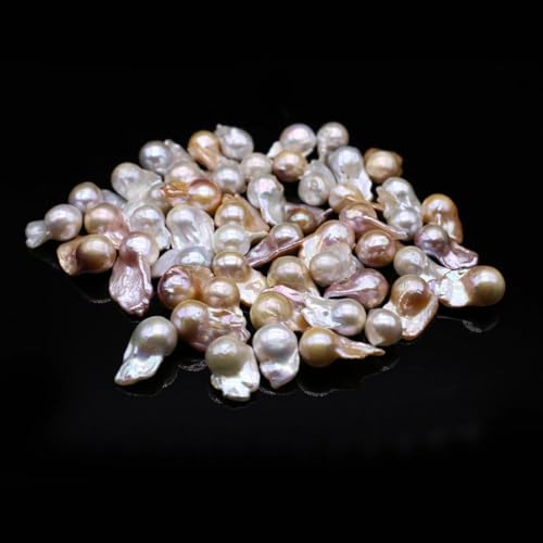 Perles baroques boule de feu non percées pour création de boucles d'oreilles