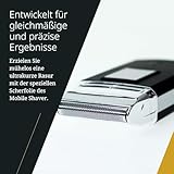 Wahl Mobile Shaver – Kabelloser Elektrorasierer mit Reiseetui – Flexible Scherfolie für eine besonders gründliche Rasur
