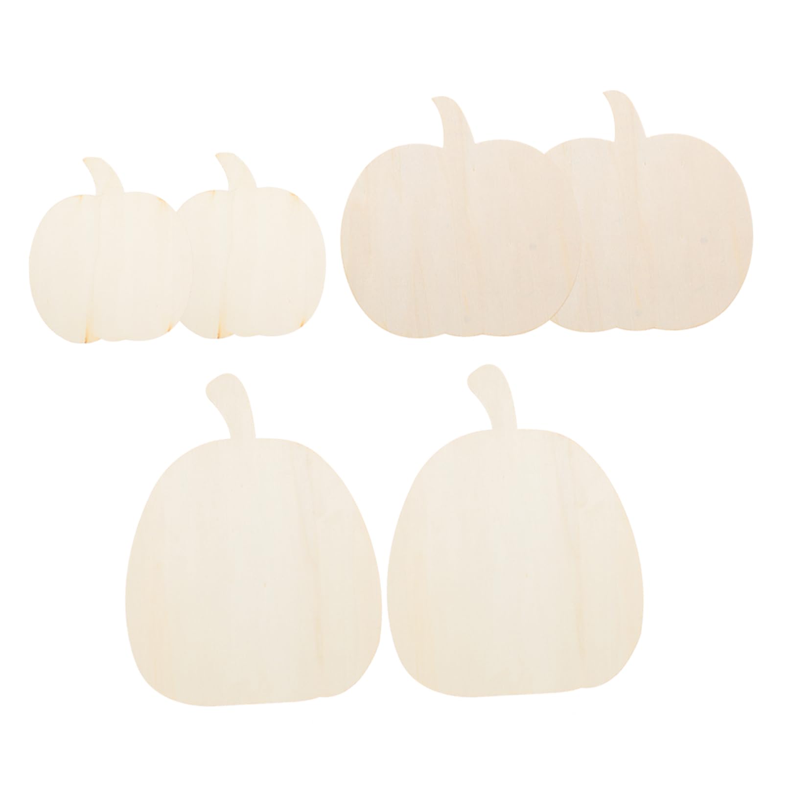 COCHIE Kit Fai Da Te Halloween 36 Pezzi: Decorazioni Zucca In Legno Da Dipingere E Appendere - Attività Creative Per Bambini E Progetti Artistici