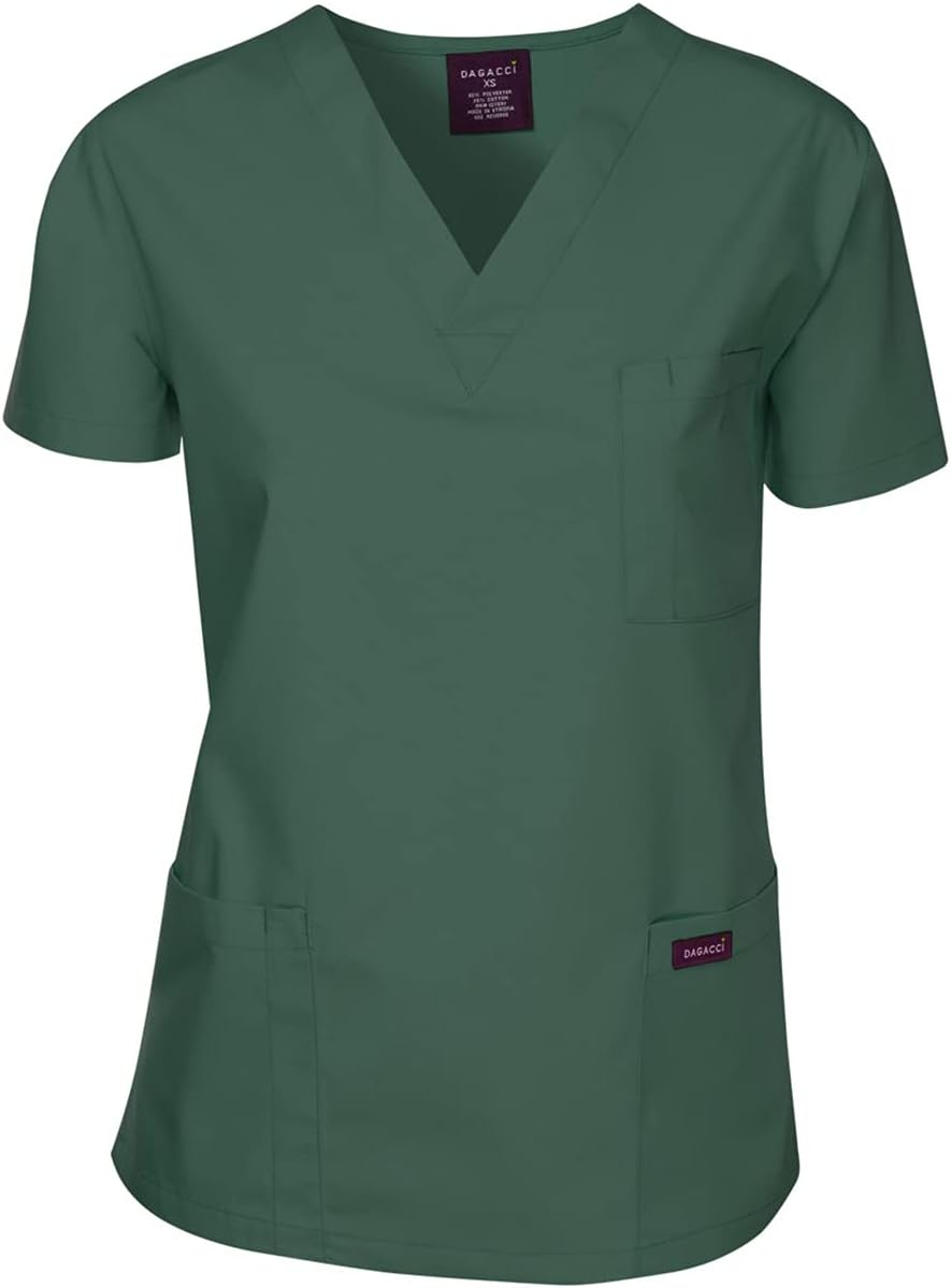 Dagacci Scrubs Medical Uniform Women and Men Scrubs Shirts and Tops