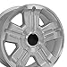 OE Wheels CV88 18 Inch Rim Fits Tahoe Z71 Style 6x139.7 18x8 Gloss Silver Machined - Hollander 5300 (1)