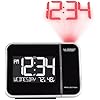 La Crosse Technology 616-1412 Projection Alarm Clock with Indoor Temperature