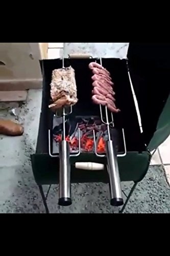 Espetoflex Espeto Giratório à Pilha para Churrasco