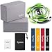 Syntus 9-in-1 Yoga Set, 1 Yoga Strap with 12 Loops, 2 EVA Foam Soft Non-Slip Yoga Blocks 9×6×4 inches,4 Resistance Bands with Instruction Book for Yoga, Pilates, Stretching and Toning Workouts