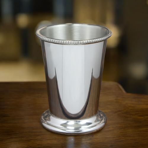 English Pewter Company 10oz Beaded Fine Quality Pewter Mint Julep Cup [BAR201]