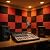52 Pack Black/red 12 "X 12 "X1" Acoustic Panels Studio Soundproofing Foam(Accompanied By Double-Sided Adhesive Tape)