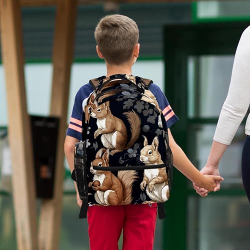 Sac à dos écureuil polyvalent pour soulager le dos des élèves avec grand volume