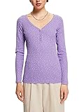 Bietet höchsten Tragekomfort ESPRIT Damen 992cc1k313 T-Shirt, 563/LILAC 4, XS