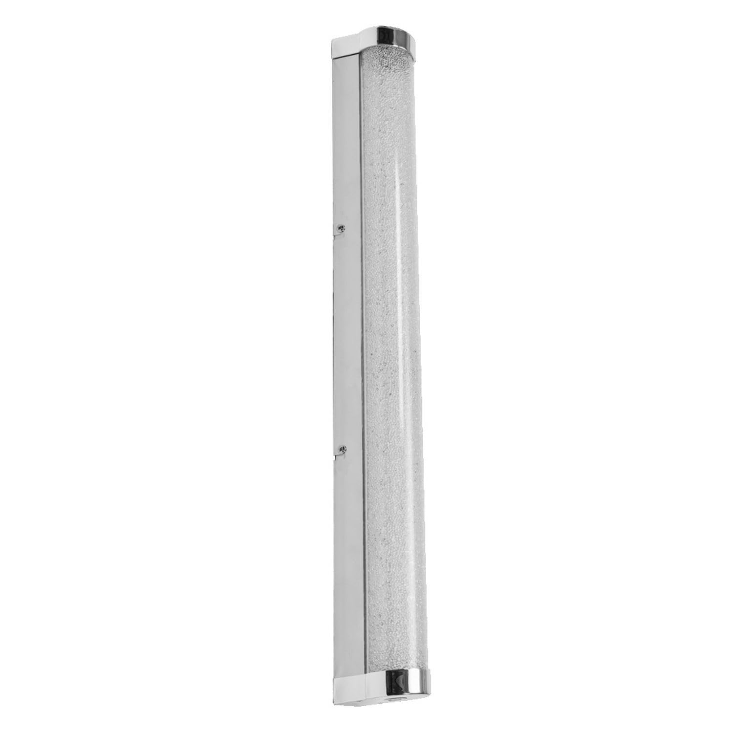 Licht-Erlebnisse LED Wandleuchte Aluminium Metall Chrom 3000-4000 K IP44 CCT dimmbar modern gemütlich Küche Badezimmer WC Spiegel L:60 cm Wandlampe Bad