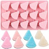 YIMINGMOLD 15 Cavity Watermelon Silicone Chocolate Molds Fruit Candy Mold For Candy Chocolate