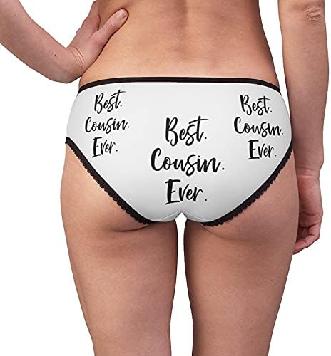 Best Cousin Ever Panties, Best Cousin Ever Underwear, Briefs, Cotton Briefs, Funny Underwear, Panties For Women