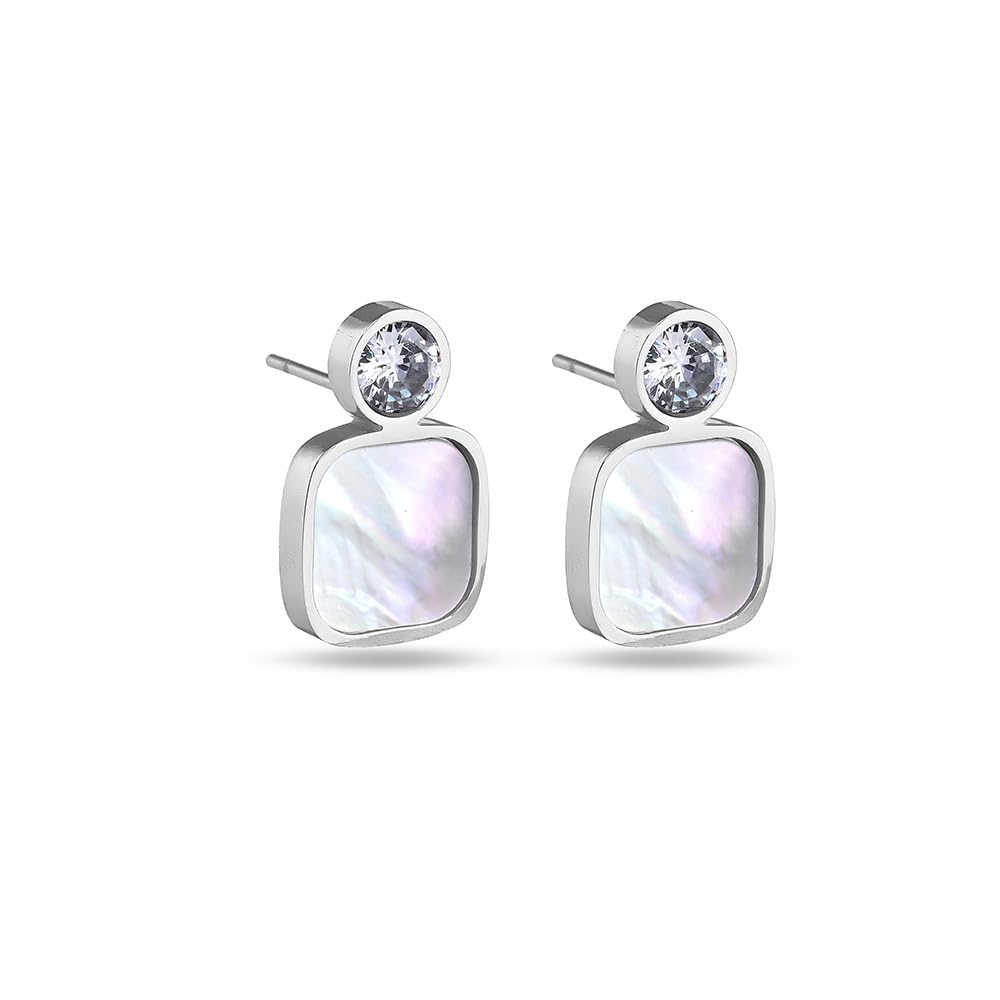 palmonas Zircon Studded Drop Earring for Women - Waterproof & Anti-Tarnish Earrings, Demifinie Stylish Earrings for Ladies-picture-16