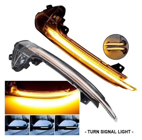Intermitentes dinámicos LED de espejo para Audi A6 C7 y RS6 2013-2018 4