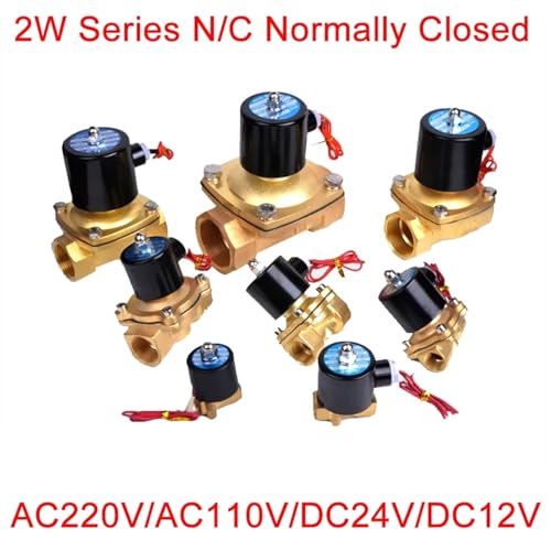 Électrovanne pneumatique compatible eau et huile vanne fermée 2W DN40 24V - 5