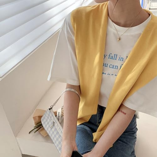 Fake Sweater, Sweater Shawl Wraps for Women, Knitted Knotted Shawls Casual Scarf Cape Shoulder Tops Blouses Fashion4
