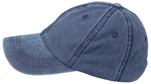 Cool4 Stonewashed Jeans Blau 6-Panel Basecap Cap Vintage Schirmmütze Baseballcap Kappe Mütze SBC04 Cover