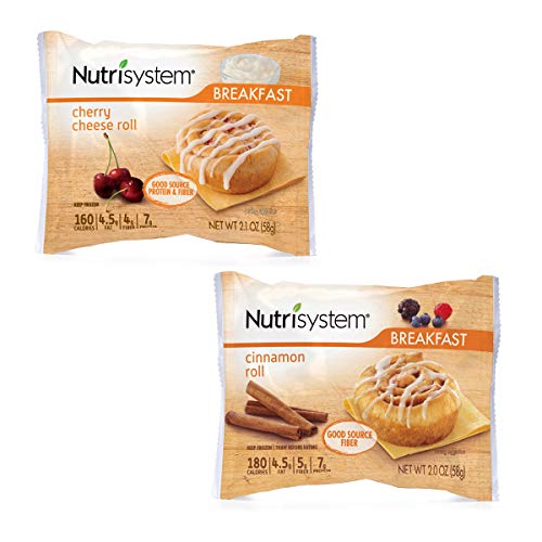 Nutrisystem Warm Breakfast Rolls Variety Pack, 15 Count (Frozen)