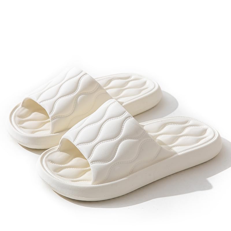 Alexvyan White (40-41 UK) (7 Number-IND) Women Flip -Flop Bathroom Sleeper Anti-Slip Slides with Extra Comfort Cushion & Washable Causal House Hold Garden Daily Use (B0CK4639H7) Amazon Price History, Amazon Price Tracker