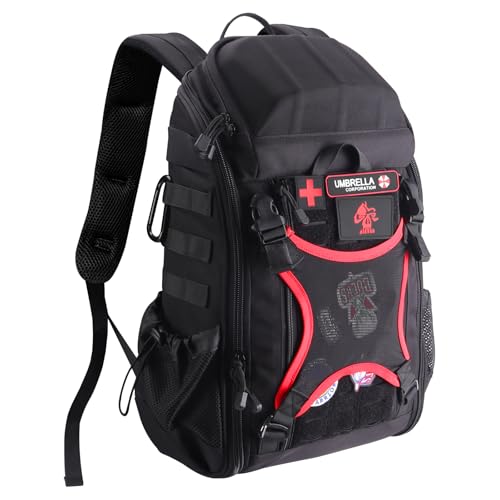 yoson.k Military Backpack Tactical Men Medical Knapsack Molle Hiking Backpack Rucksack Cycling Biking Backpack (Black with Upgraded Medical Backpack) - yoson.k